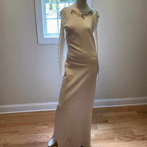 Givenchy Stud & Bead Embellished Gown. Size L. Retail $4780. - Picture 10 of 12
